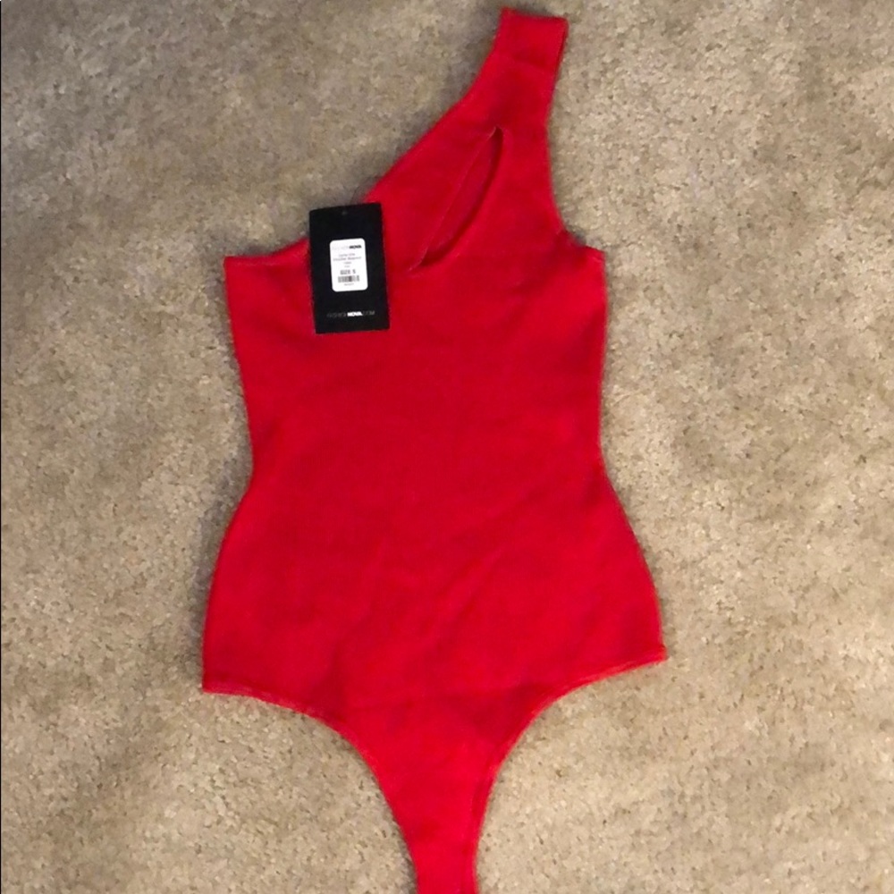 Carlie One Shoulder Bodysuit